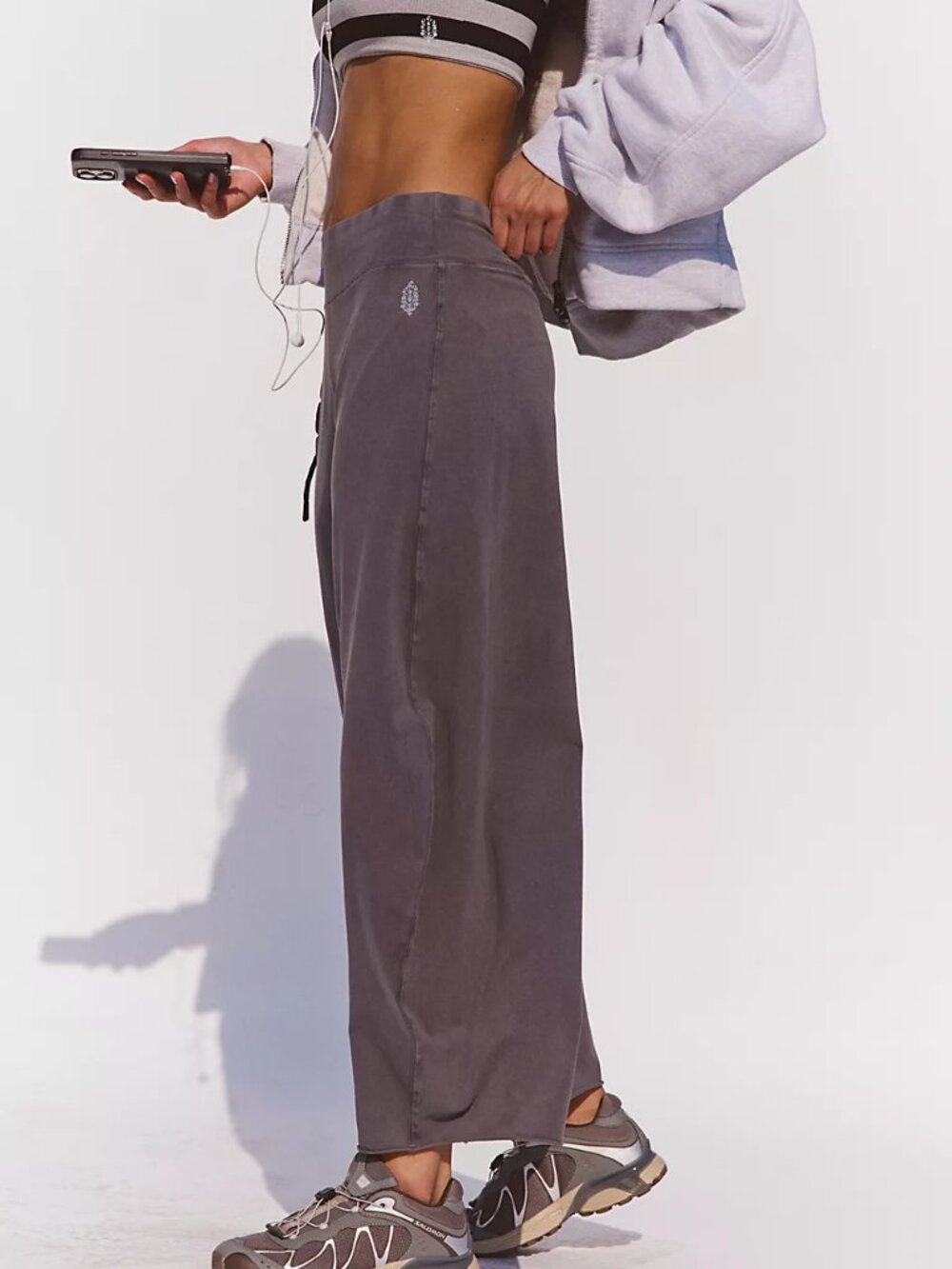 Free People Hot Shot Easy Pant Vintage Black xs s - Picture 2 of 3